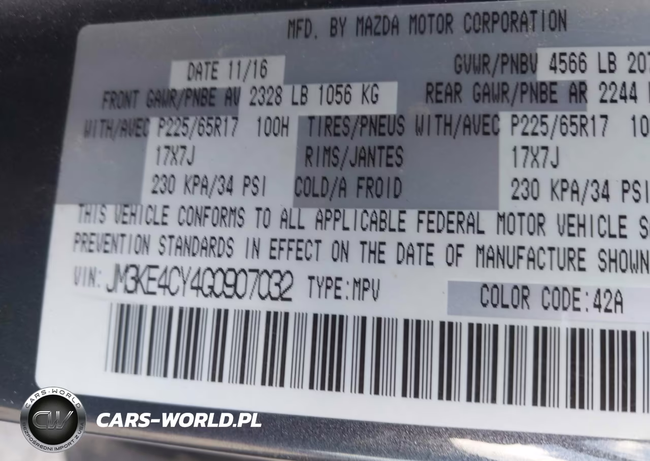 2016 Mazda Cx-5 Touring VIN:JM3KE4CY4G0907032 - 9