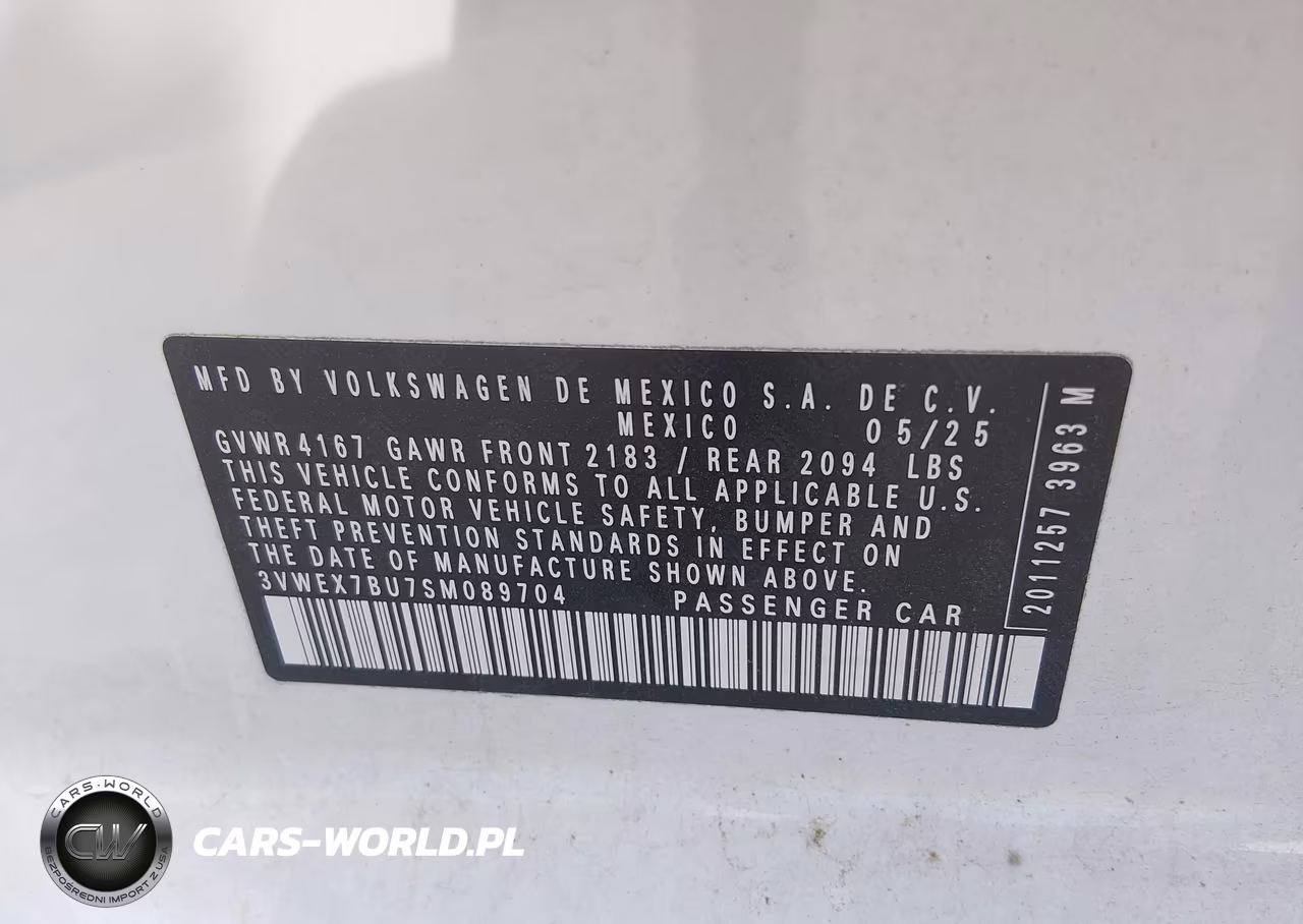 2025 Volkswagen Jetta 1.5T Se VIN:3VWEX7BU7SM089704 - 9