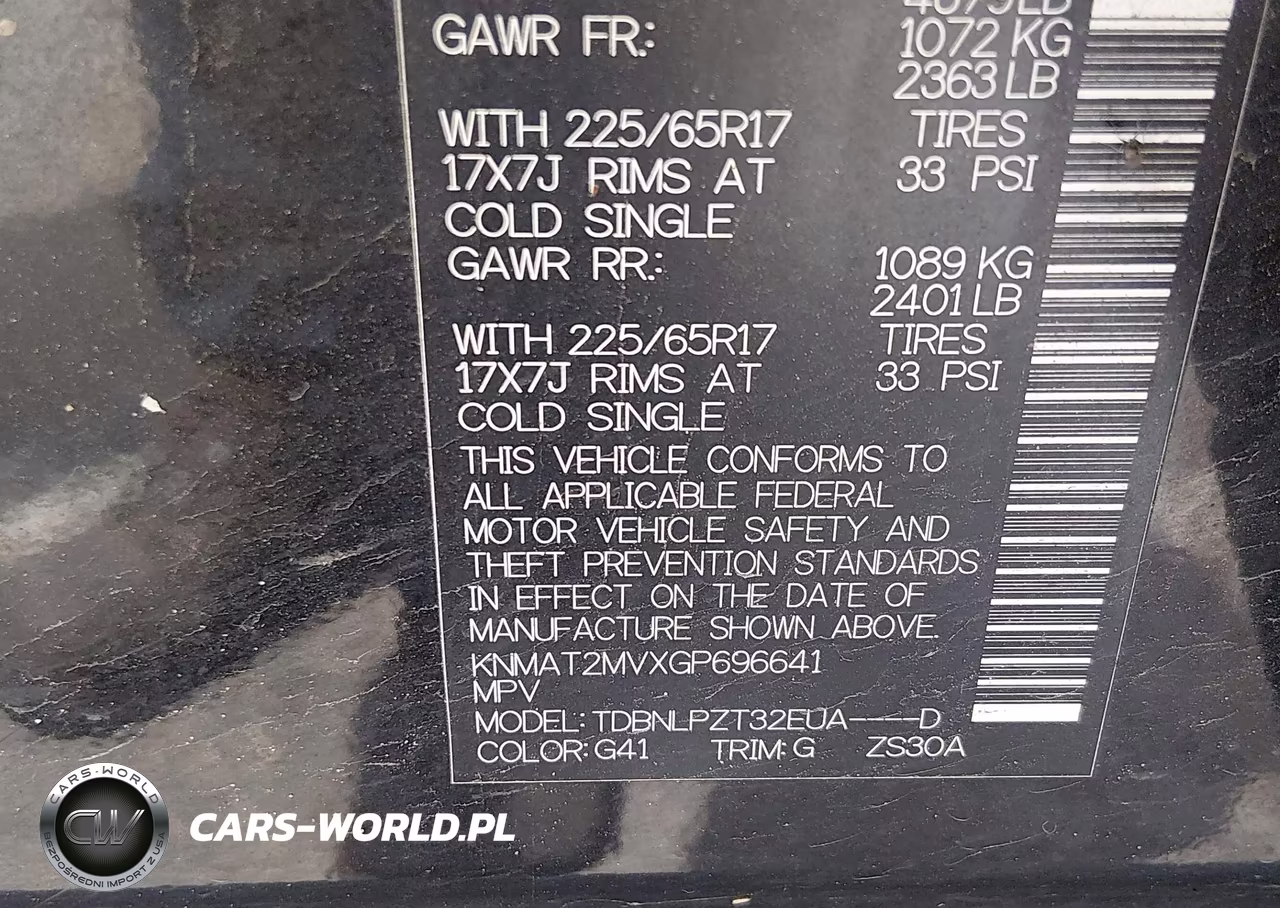 2016 Nissan Rogue S-Sl-Sv VIN:KNMAT2MVXGP696641 - 9