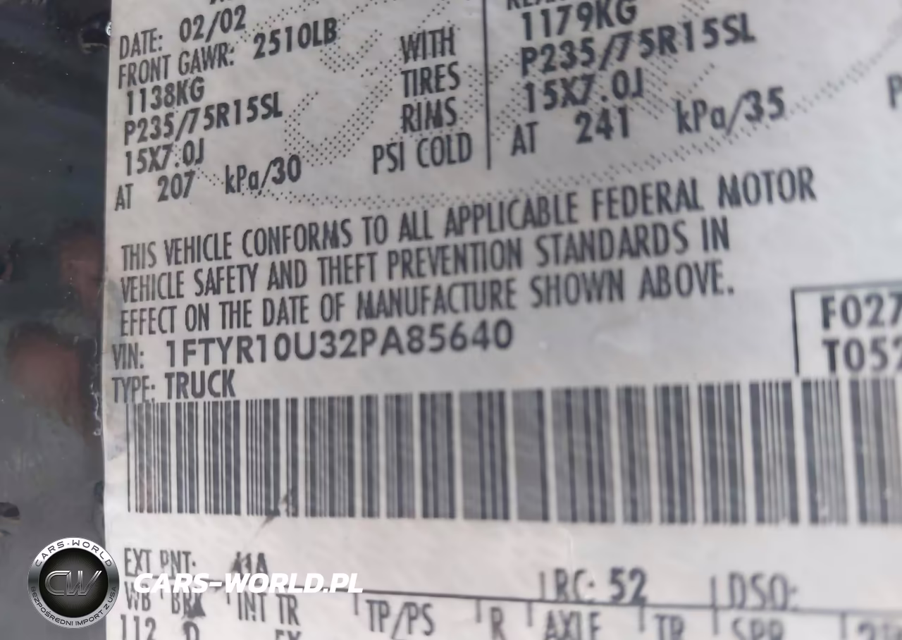 2002 Ford Ranger Edge-Xl-Xlt VIN:1FTYR10U32PA85640 - 9