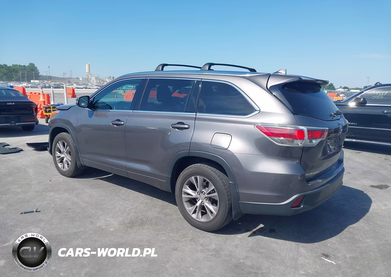 2014 Toyota Highlander Xle V6 VIN:5TDJKRFH3ES020327 - 3