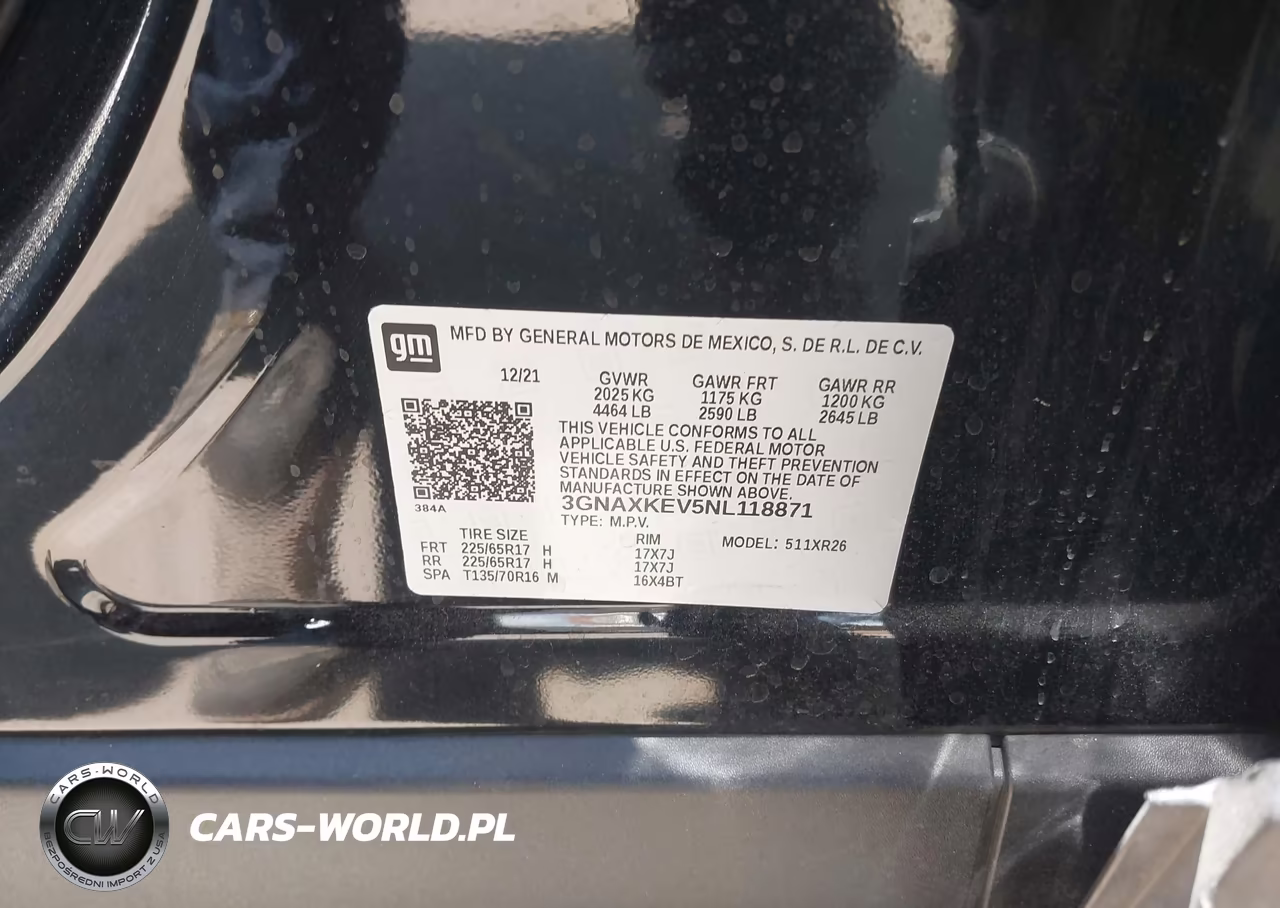 2022 Chevrolet Equinox Fwd Lt VIN:3GNAXKEV5NL118871 - 9