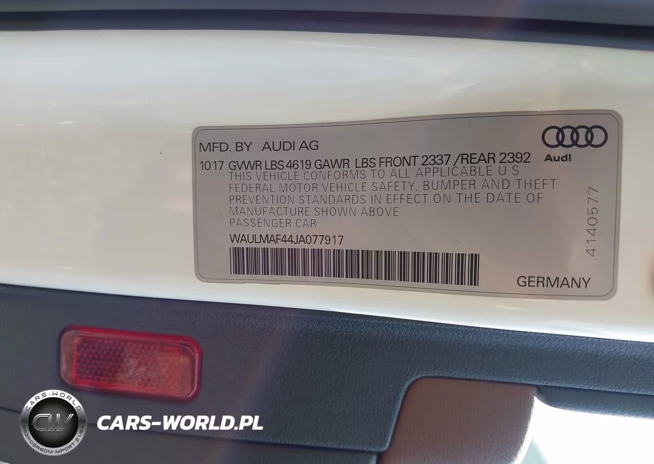 2018 Audi A4 2.0T Tech Ultra Premium-2.0T Ultra Premium VIN:WAULMAF44JA077917 - 9