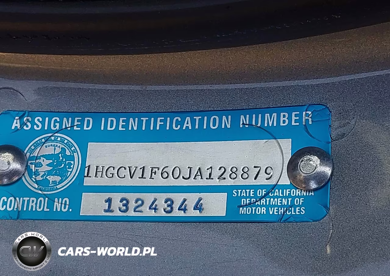 2018 Honda Accord Ex-L VIN:1HGCV1F60JA128879 - 9