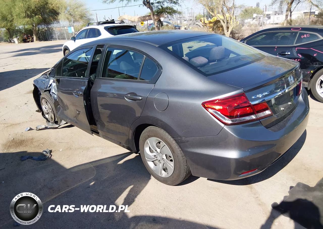 2013 Honda Civic Lx VIN:19XFB2F57DE203984 - 3