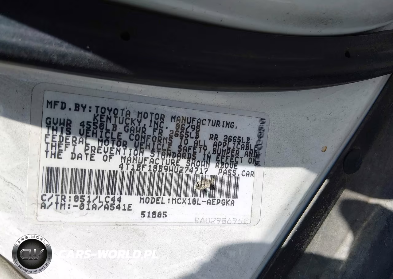 1998 Toyota Avalon Xls VIN:4T1BF18B9WU274717 - 9