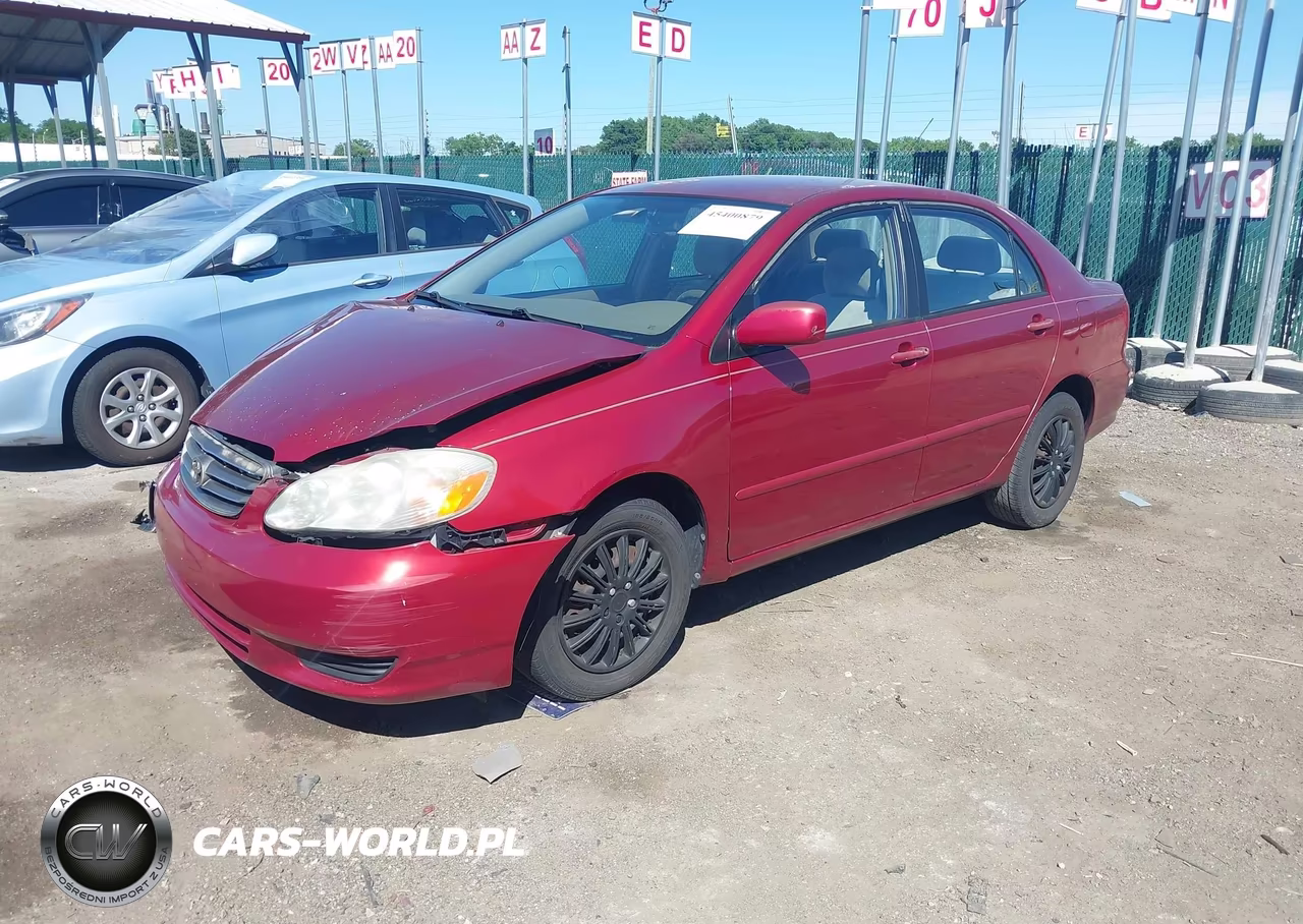 2004 Toyota Corolla Le VIN:1NXBR38E44Z222888 - 2