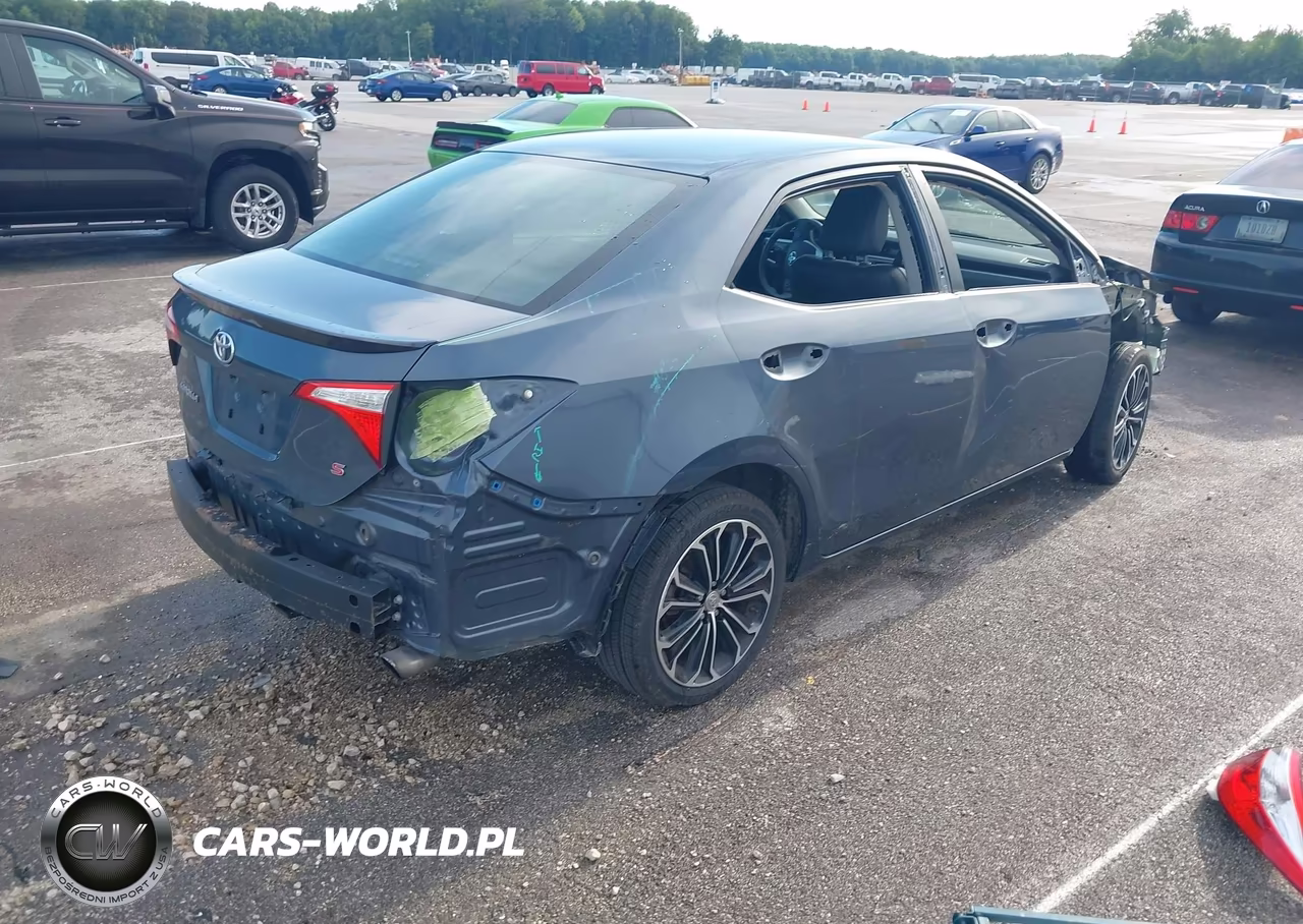 2015 Toyota Corolla S Plus VIN:2T1BURHE6FC460621 - 4