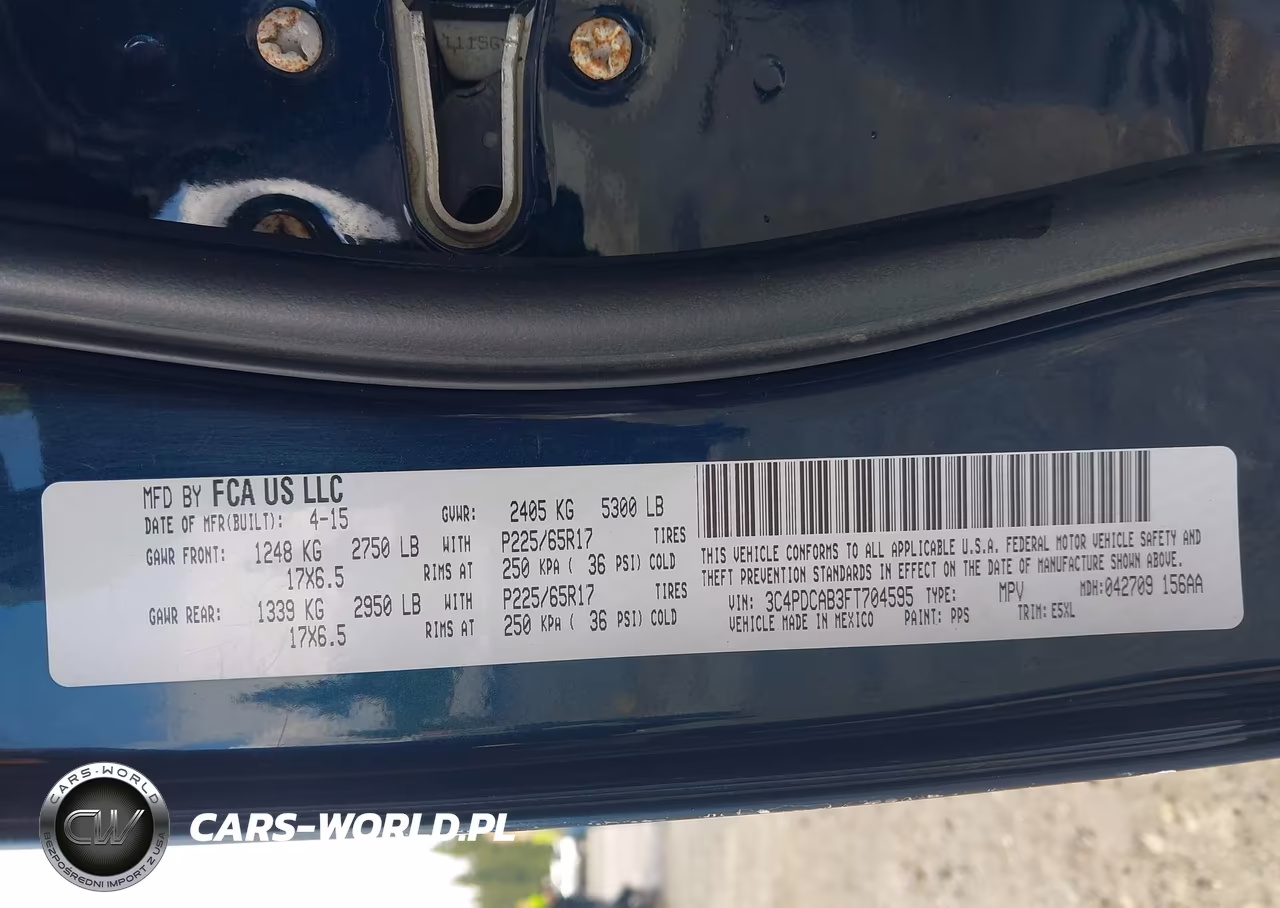 2015 Dodge Journey Se VIN:3C4PDCAB3FT704595 - 9
