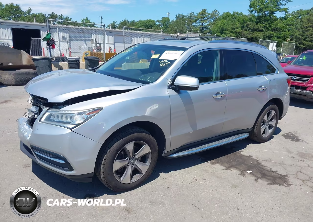 2014 Acura Mdx VIN:5FRYD4H24EB031215 - 2
