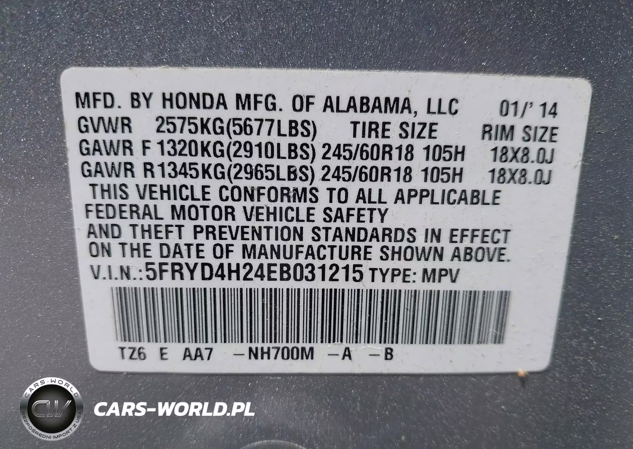 2014 Acura Mdx VIN:5FRYD4H24EB031215 - 9