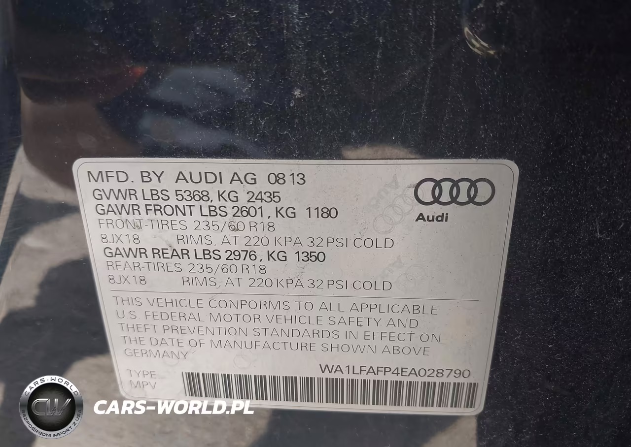 2014 Audi Q5 2.0T Premium VIN:WA1LFAFP4EA028790 - 9