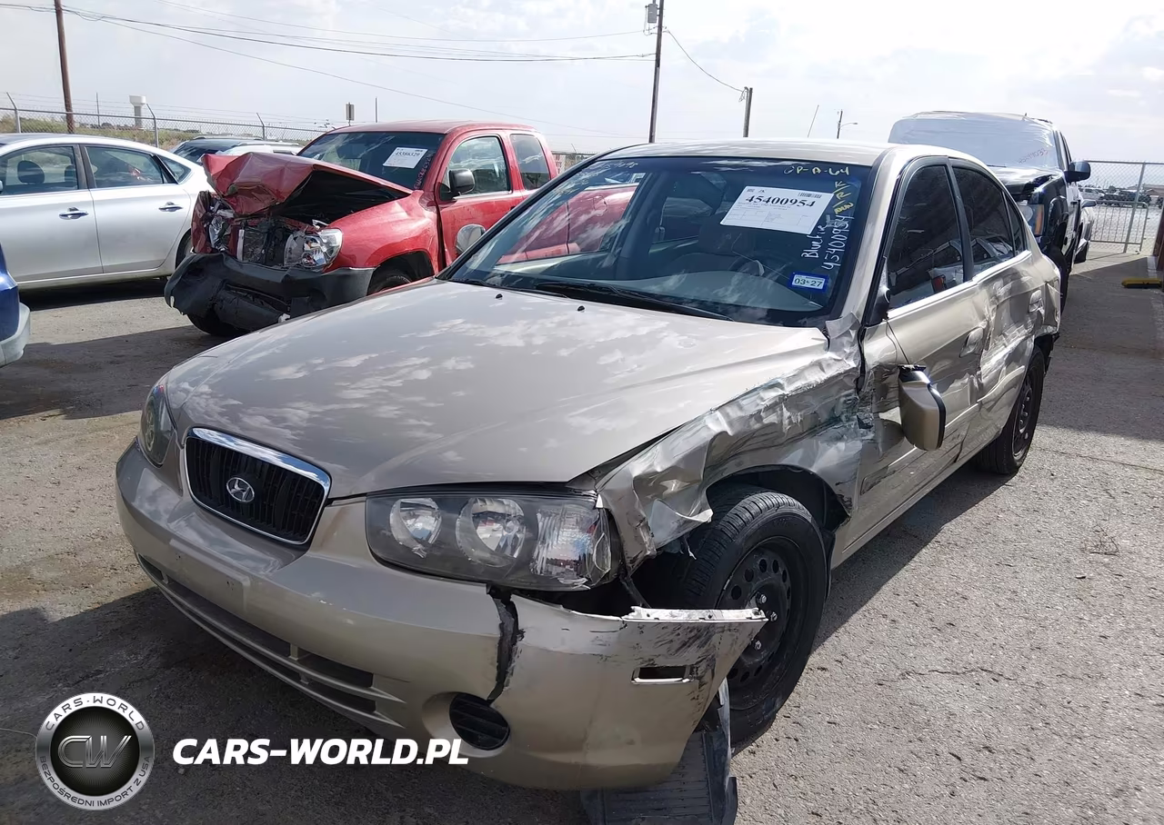2003 Hyundai Elantra Gls-Gt VIN:KMHDN45D03U552614 - 2