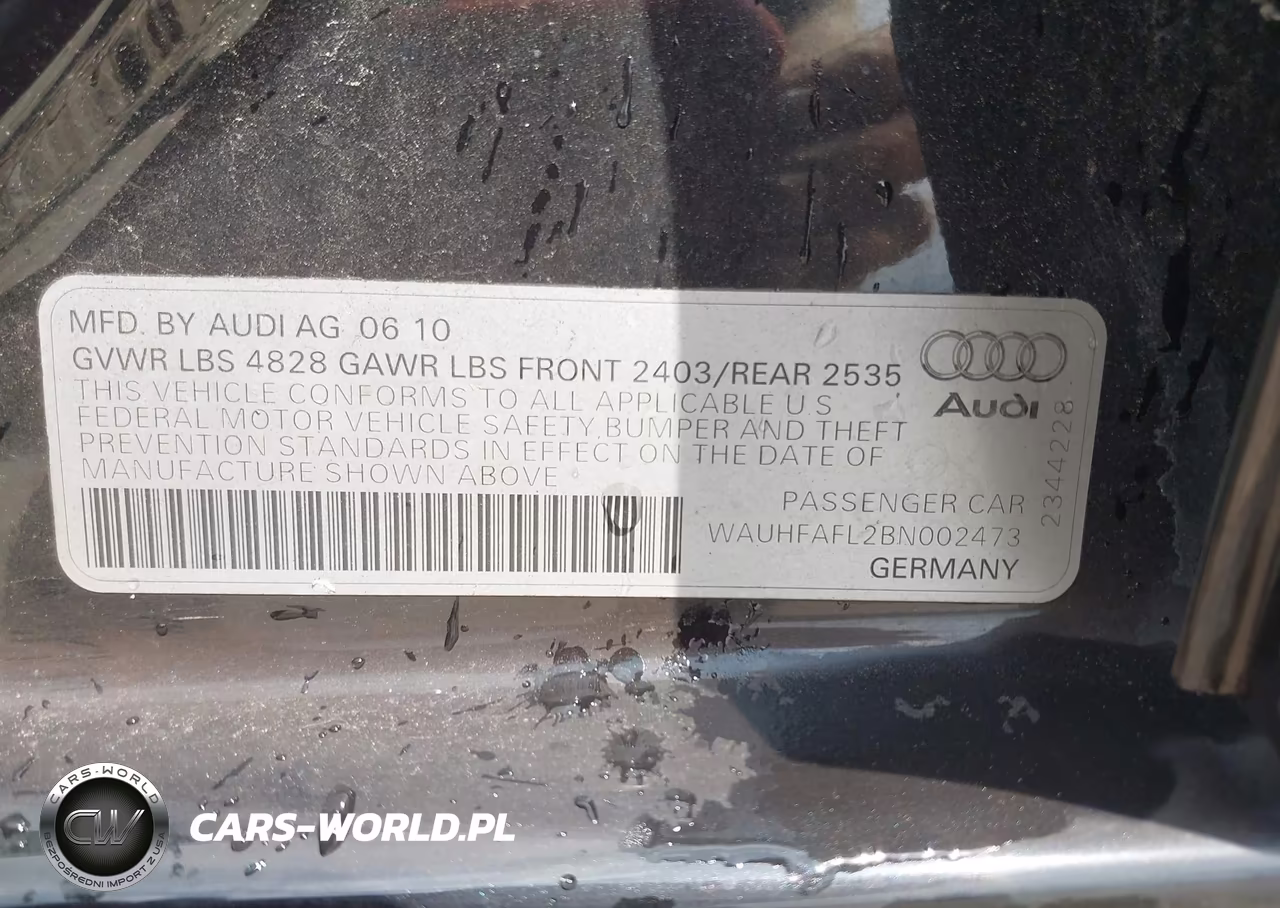 2011 Audi A4 2.0T Premium VIN:WAUHFAFL2BN002473 - 9
