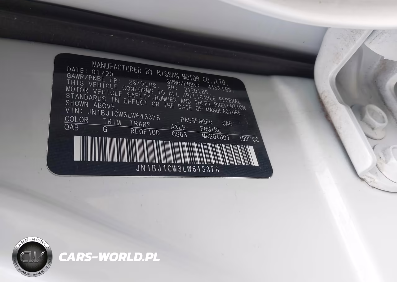 2020 Nissan Rogue Sport Sv Awd Xtronic Cvt VIN:JN1BJ1CW3LW643376 - 9
