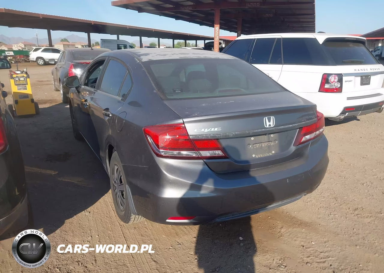 2013 Honda Civic Lx VIN:19XFB2F56DE054032 - 3