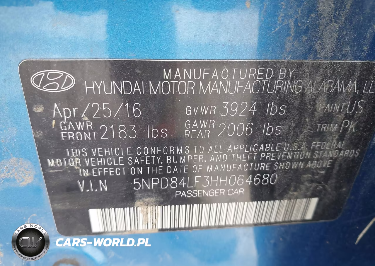 2017 Hyundai Elantra Se VIN:5NPD84LF3HH064680 - 9