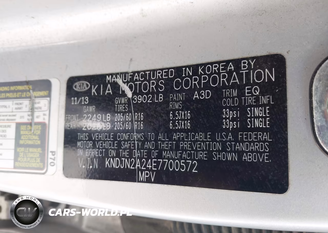 2014 Kia Soul VIN:KNDJN2A24E7700572 - 9