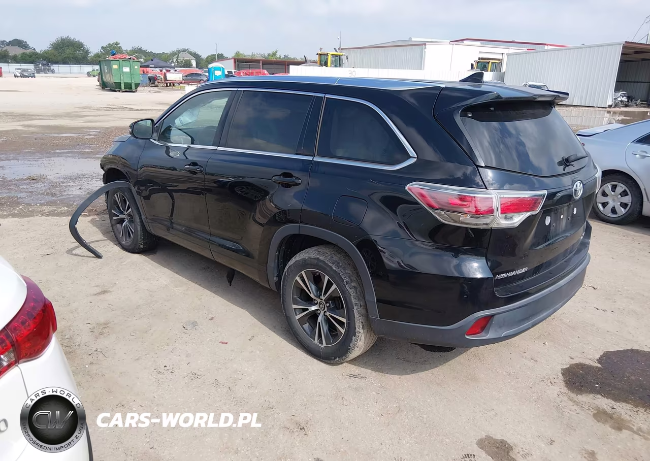 2016 Toyota Highlander Xle V6 VIN:5TDKKRFH4GS506121 - 3
