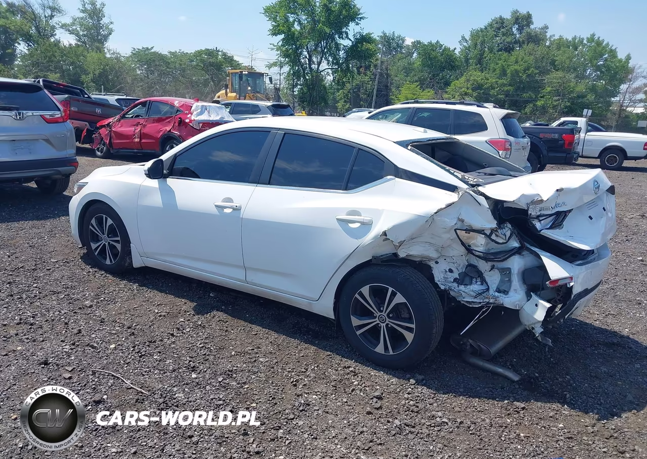 2020 Nissan Sentra Sv Xtronic Cvt VIN:3N1AB8CV5LY225094 - 3