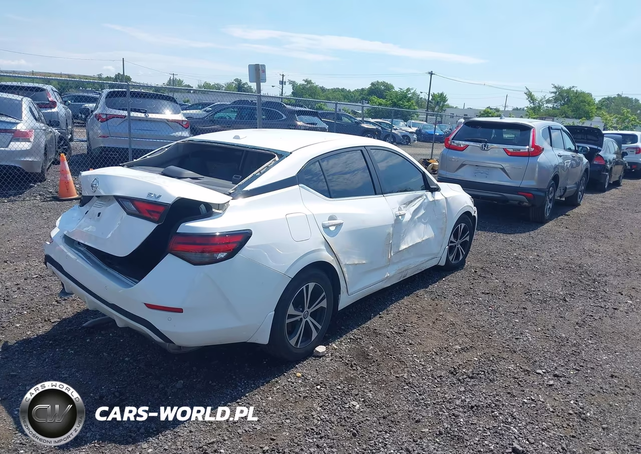 2020 Nissan Sentra Sv Xtronic Cvt VIN:3N1AB8CV5LY225094 - 4