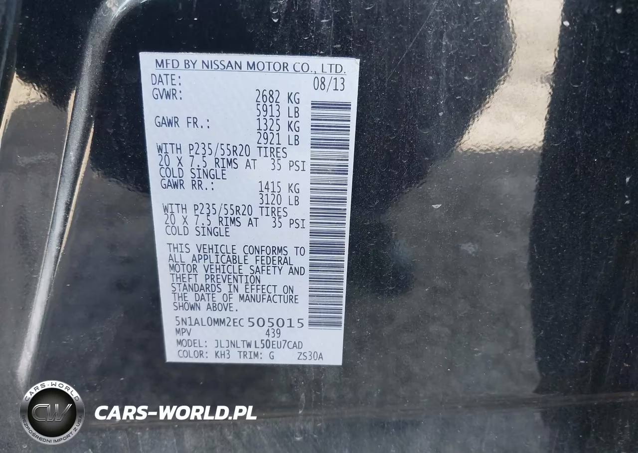 2014 Infiniti Qx60 VIN:5N1AL0MM2EC505015 - 9