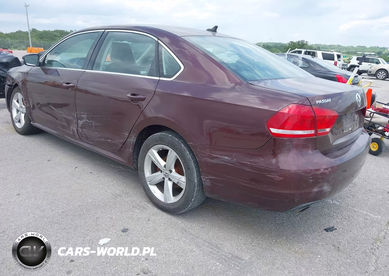2013 Volkswagen Passat 2.5L Se VIN:1VWBP7A38DC095009 - 3