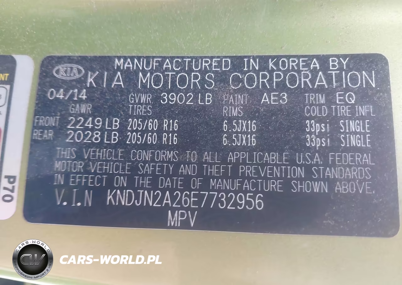 2014 Kia Soul VIN:KNDJN2A26E7732956 - 9