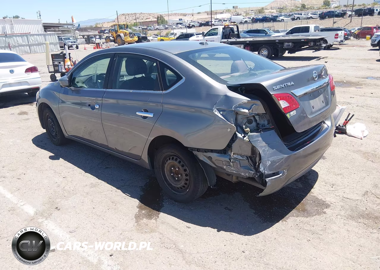 2015 Nissan Sentra Sv VIN:3N1AB7AP5FL691091 - 3