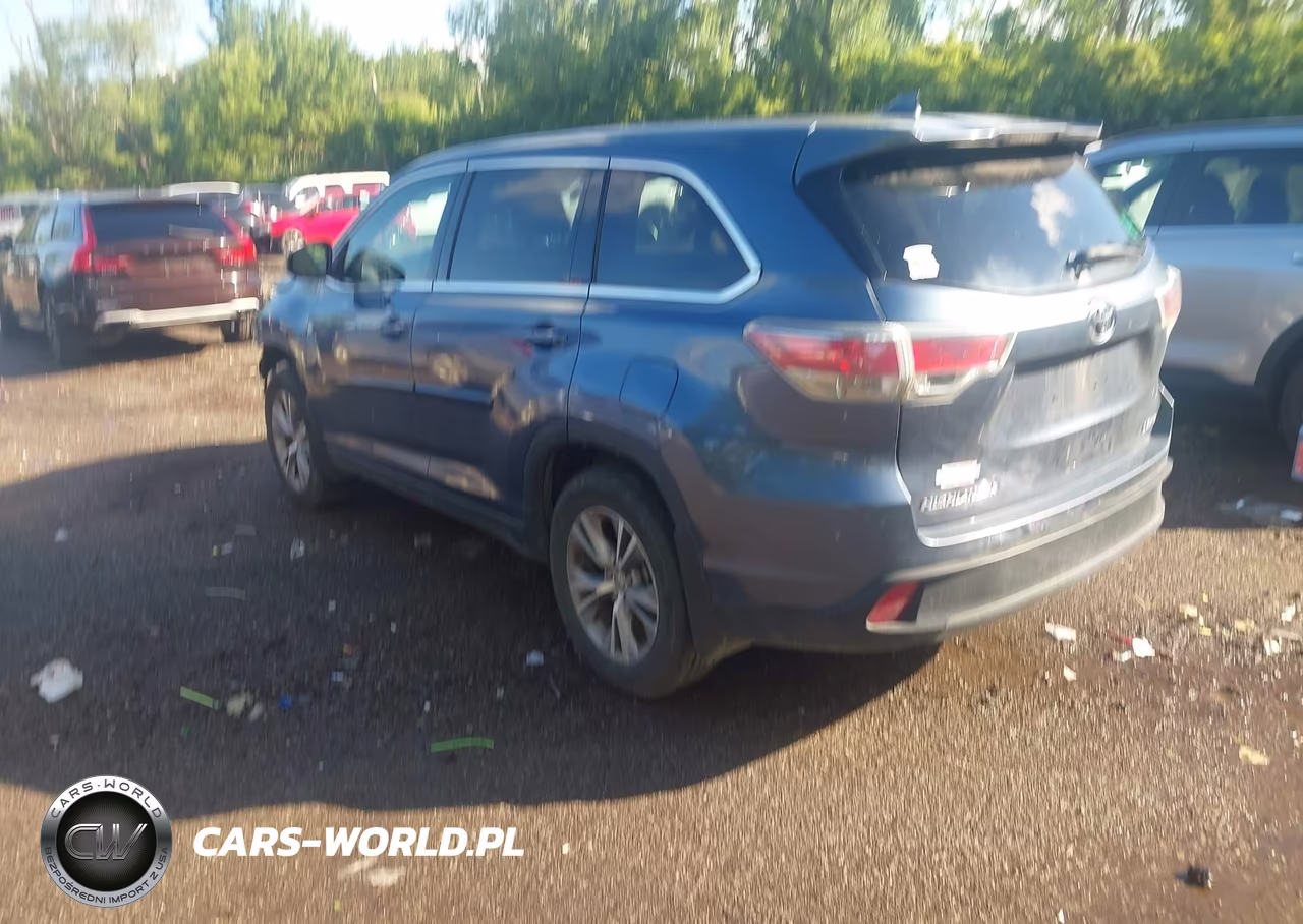 2015 Toyota Highlander Le Plus V6 VIN:5TDBKRFH5FS078672 - 3