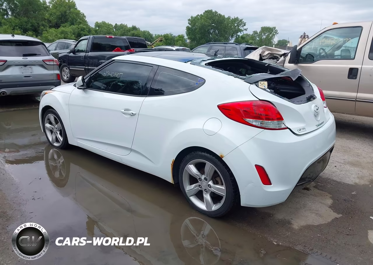 2014 Hyundai Veloster Base W-Black VIN:KMHTC6AD5EU213305 - 3