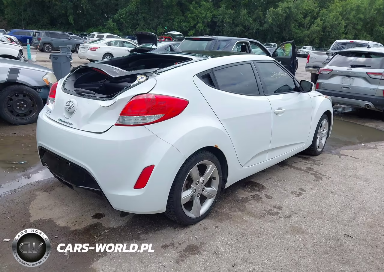 2014 Hyundai Veloster Base W-Black VIN:KMHTC6AD5EU213305 - 4