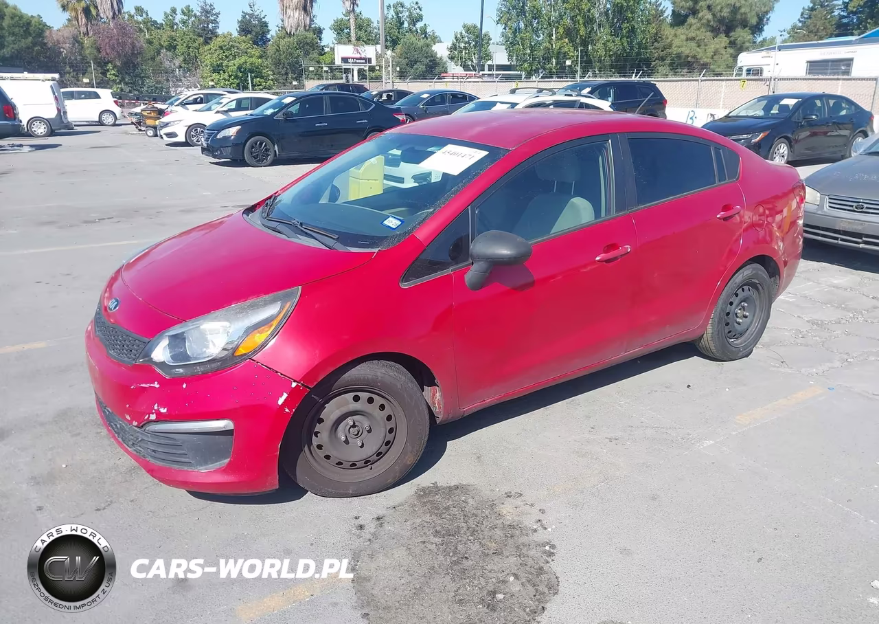 2014 Kia Rio Lx VIN:KNADM4A31E6332584 - 2