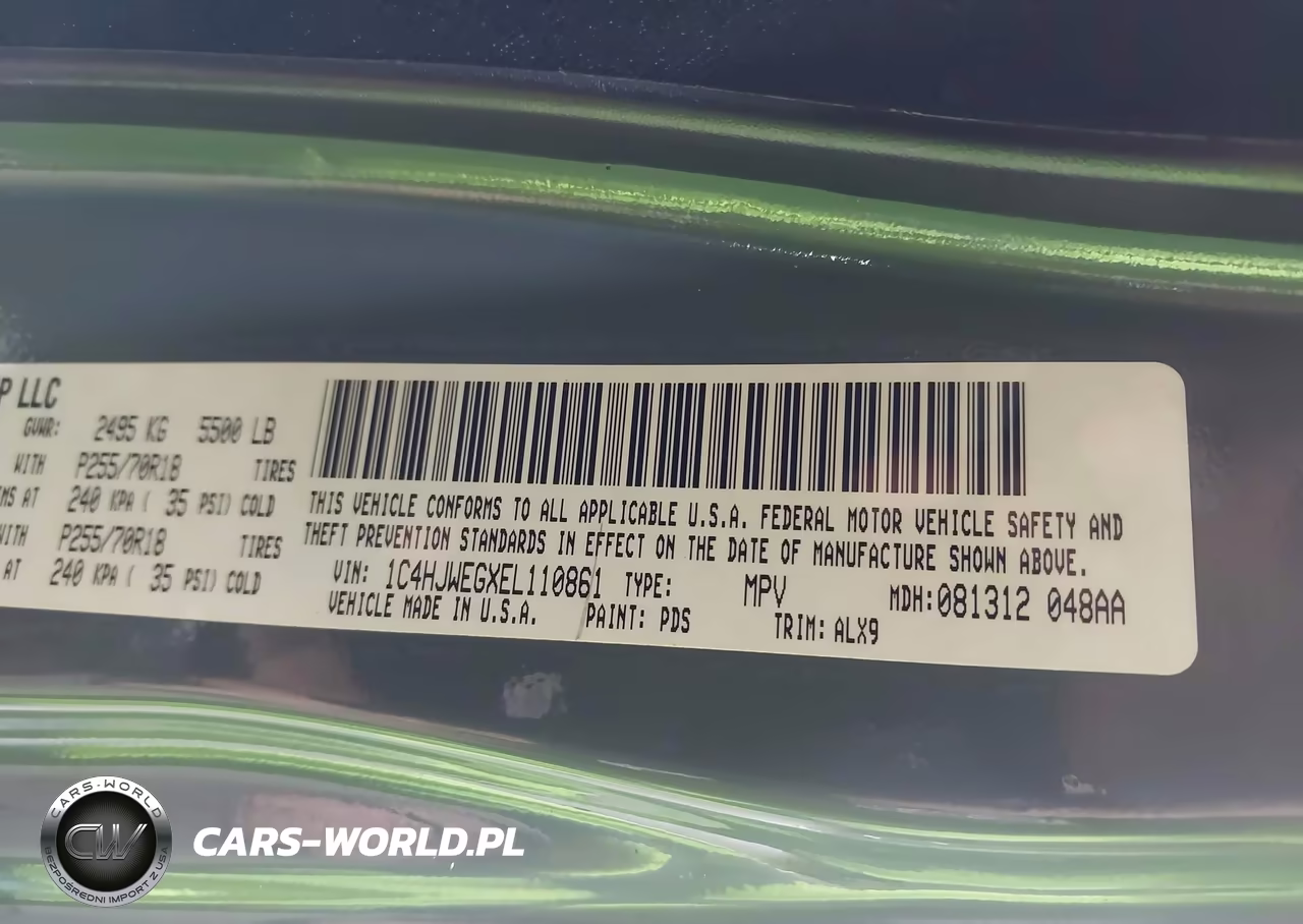 2014 Jeep Wrangler Unlimited Sahara VIN:1C4HJWEGXEL110861 - 9