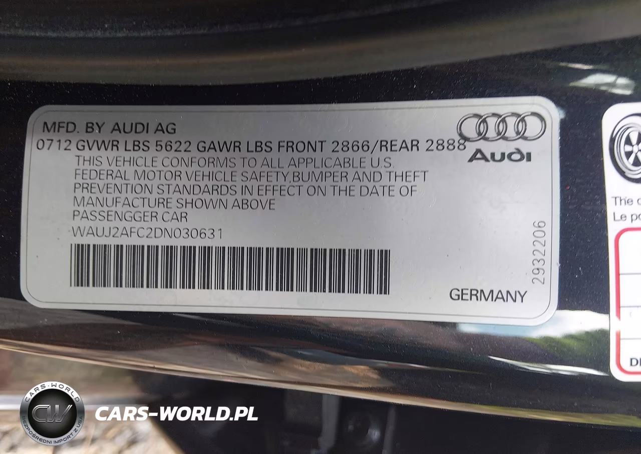 2013 Audi S6 4.0T Prestige VIN:WAUJ2AFC2DN030631 - 9