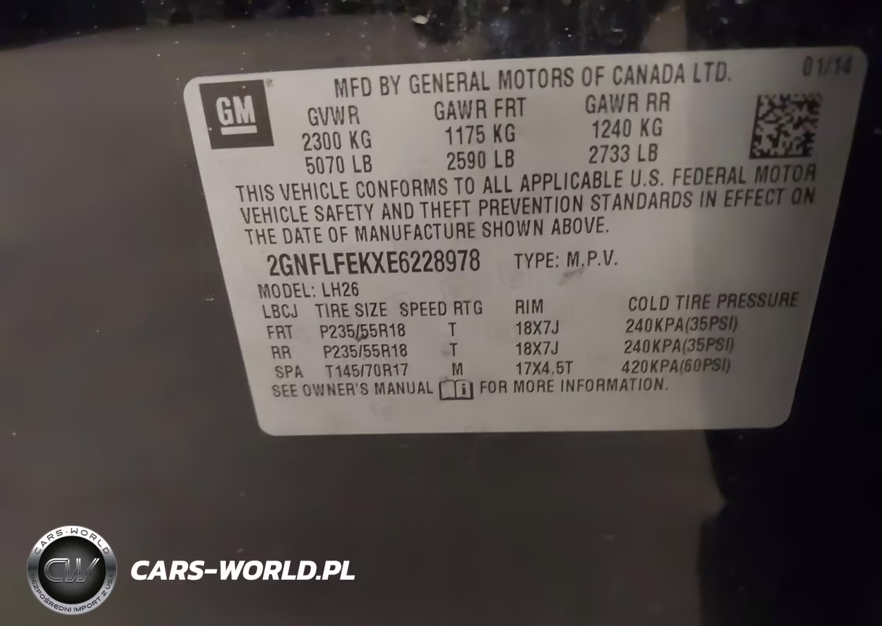 2014 Chevrolet Equinox Lt VIN:2GNFLFEKXE6228978 - 9