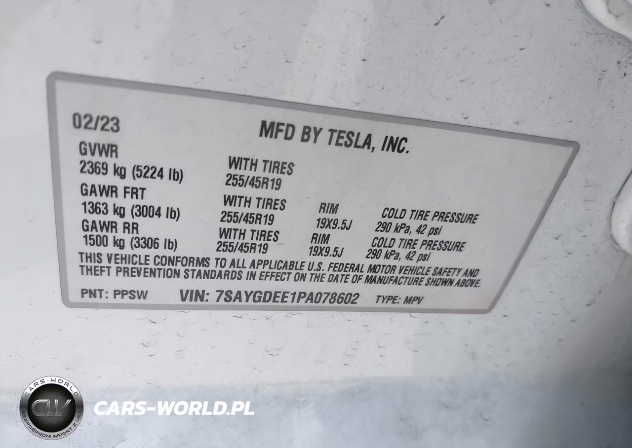 2023 Tesla Model Y Awd-Long Range Dual Motor All-Wheel Drive VIN:7SAYGDEE1PA078602 - 9