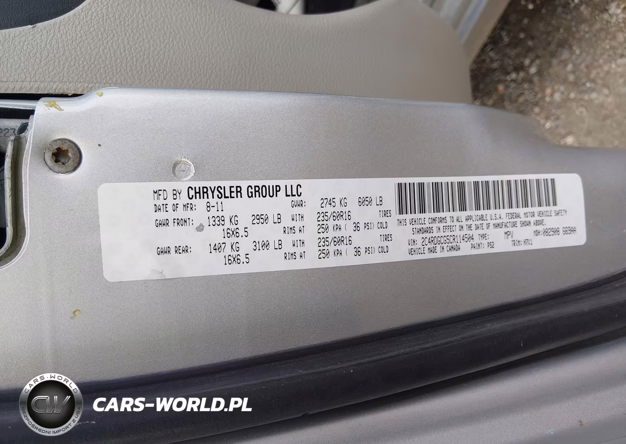 2012 Dodge Grand Caravan Sxt VIN:2C4RDGCG5CR114504 - 9