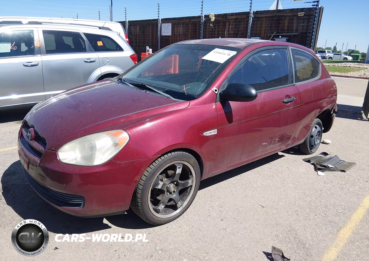 2007 Hyundai Accent Gs VIN:KMHCM36C77U027067 - 2