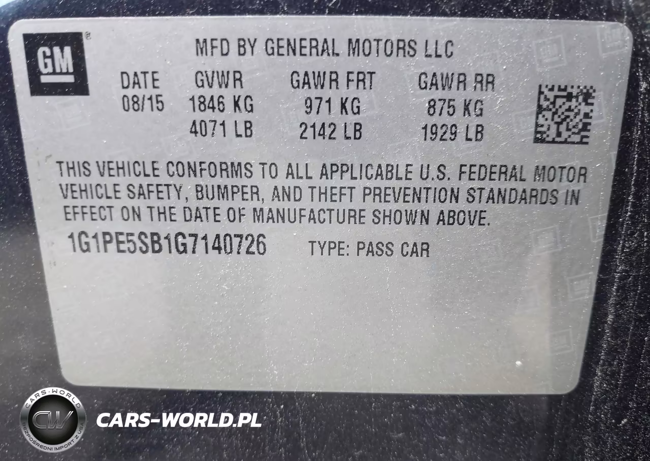 2016 Chevrolet Cruze Limited 1Lt Auto VIN:1G1PE5SB1G7140726 - 9