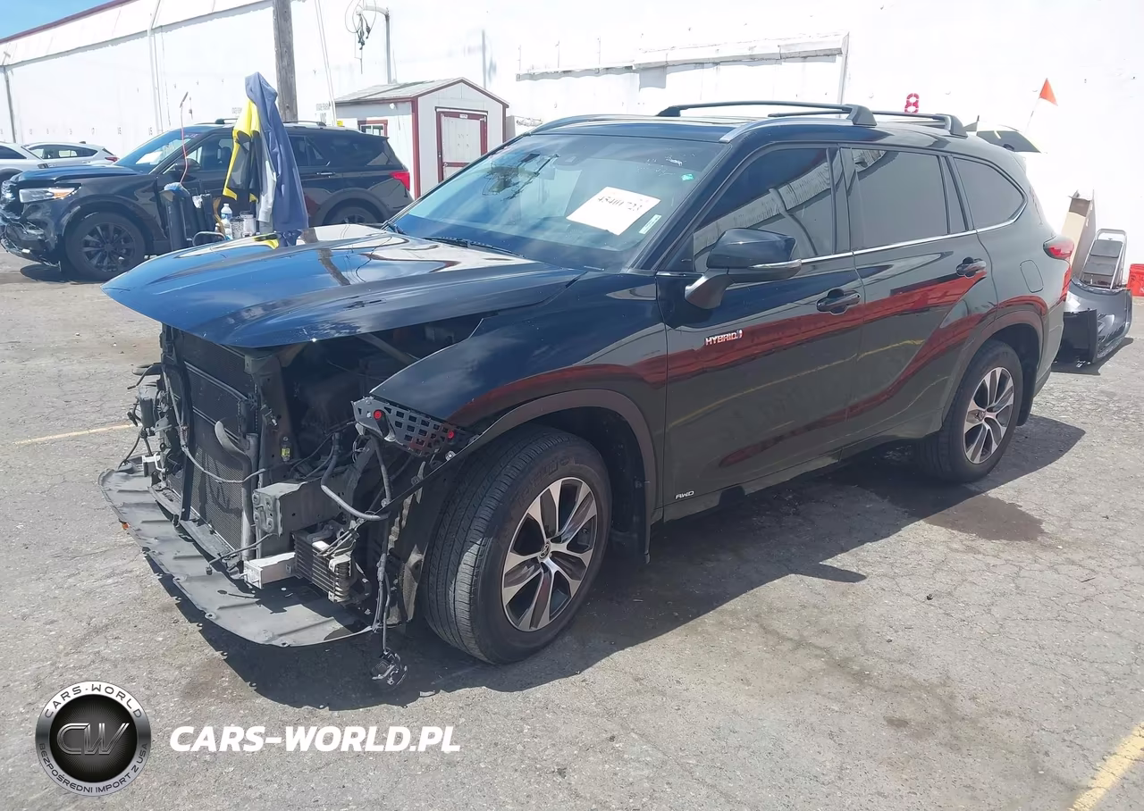 2021 Toyota Highlander Hybrid Xle VIN:5TDGBRCH7MS063047 - 2