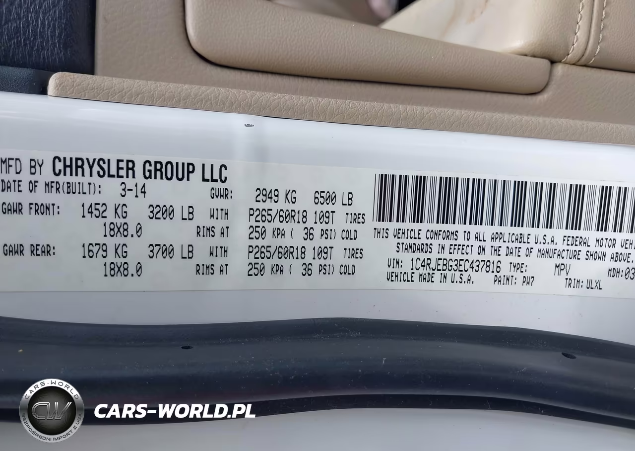 2014 Jeep Grand Cherokee Limited VIN:1C4RJEBG3EC437816 - 9