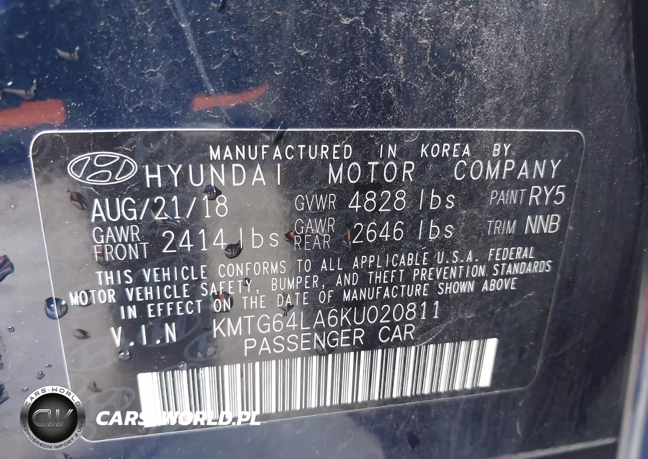 2019 Genesis G70 2.0T Advanced VIN:KMTG64LA6KU020811 - 9