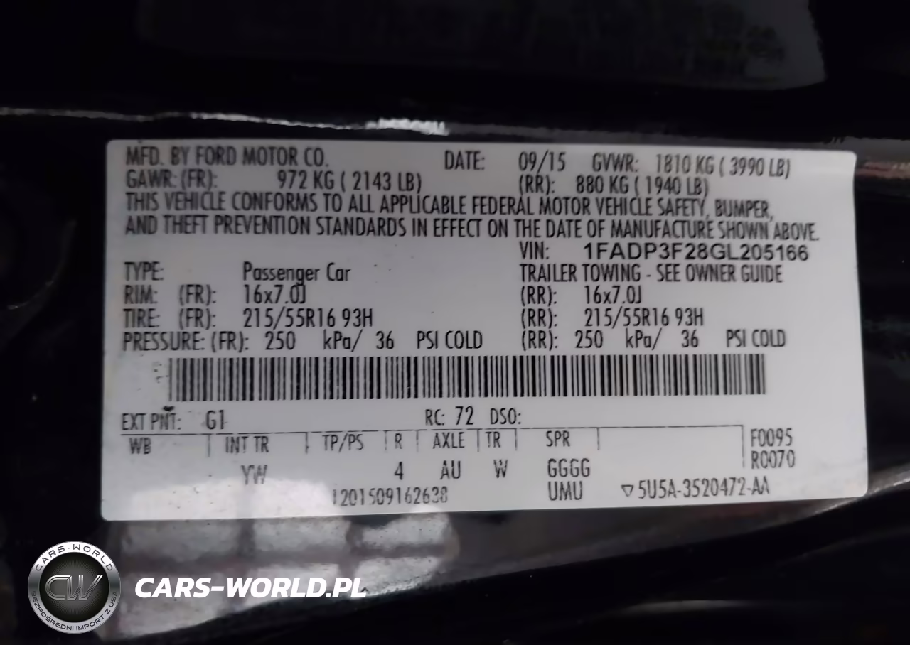 2016 Ford Focus Se VIN:1FADP3F28GL205166 - 9