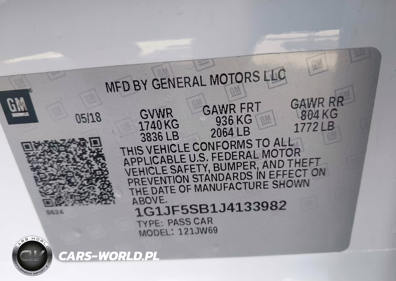 2018 Chevrolet Sonic Premier Auto VIN:1G1JF5SB1J4133982 - 9