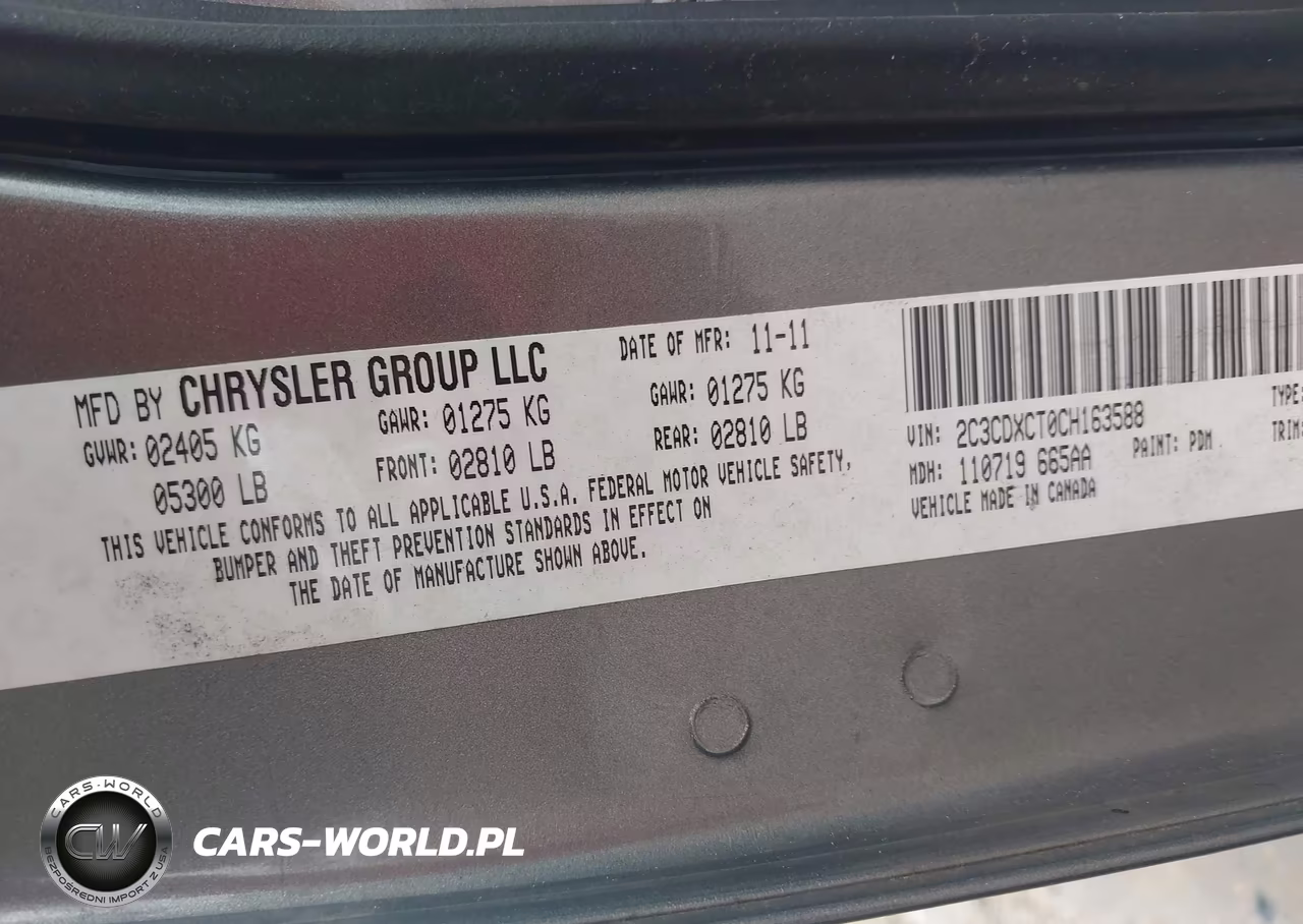 2012 Dodge Charger R-T VIN:2C3CDXCT0CH163588 - 9