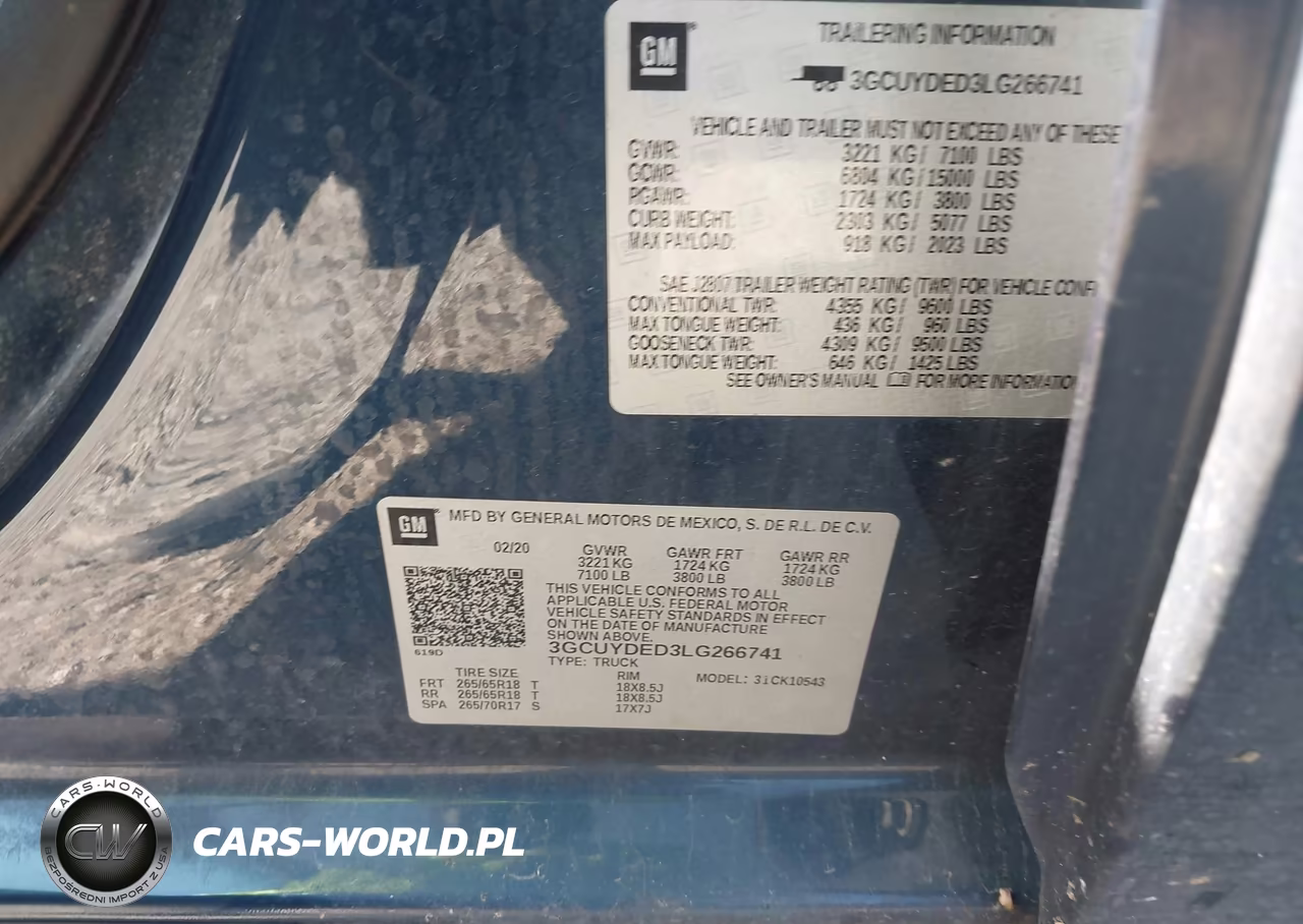2020 Chevrolet Silverado 1500 4Wd Short Bed Lt VIN:3GCUYDED3LG266741 - 9