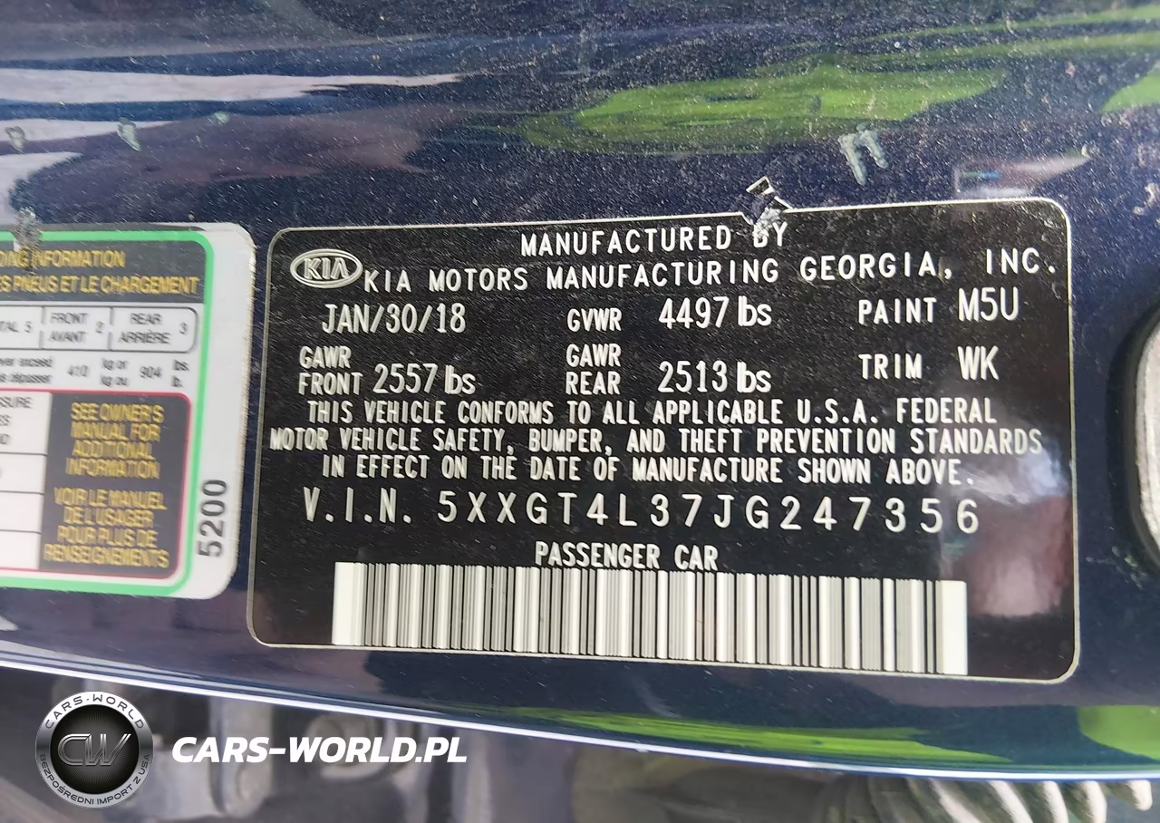 2018 Kia Optima S VIN:5XXGT4L37JG247356 - 9