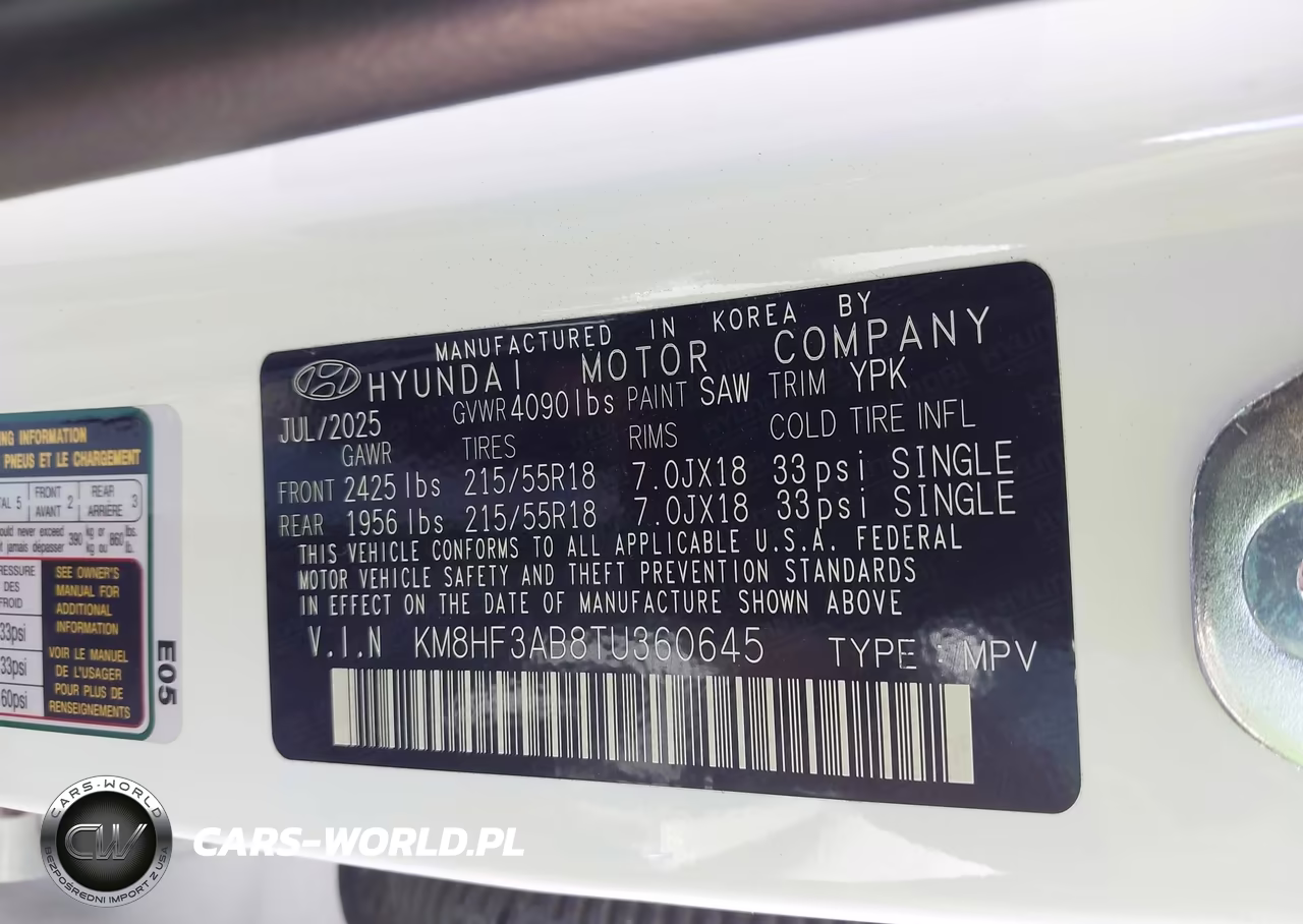 2026 Hyundai Kona Sel Sport VIN:KM8HF3AB8TU360645 - 9