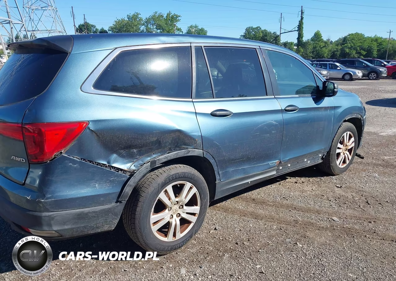2016 Honda Pilot Lx VIN:5FNYF6H1XGB014548 - 4